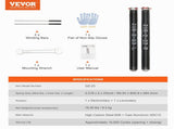 Garage Door Torsion Springs Pair of 0.218 x 2 x 23inch with Winding Bars V952-CKMDH0218X2X70R5GV0