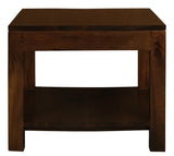 Amsterdam Solid Mahogany Timber Lamp Table 60 x 60 cm V199-LT6060TAM