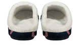 ARCHLINE Orthotic Slippers Slip On Scuffs Pain Relief Moccasins - Navy with Hearts - EUR 36 V563-AS302-36
