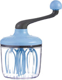Manual Egg Beater Blue Handheld Butter Mixer Kitchen Baking Tool Accessory V1258-DP02-BOL-281