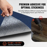 Carpet Tiles Peel and Stick, Squares Self Adhesive Carpet Floor Tile, Soft Padded Carpet Tiles, Easy V952-ZZFKDT2424YCU83VVV0