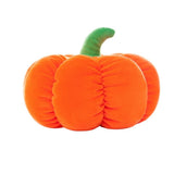 Pumpkin Shaped Plush Cushion Fall Holiday Decor Pillow, Soft Stuffed Seat Pad for Halloween V1369-AZ3-W-09154