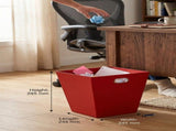 6x 12L EAZI FOLD Foldable Office Waste Rubbish Bin Collapsible Space Saving in Red V563-ITPLA-I537-RED-6PCS