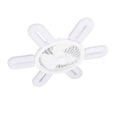 E27 Ceiling Fan with Light Remote Control 6 U Shaped Lights 3 Fan Blades Wind Speed Adjustable 6500K V1294-YM0901-3119240100911