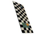 Runner Rug Black White Plaid Pattern Vintage Style Water Absorbent Stain Resistant Runner Carpet for V1294-YM0512-3117220256315