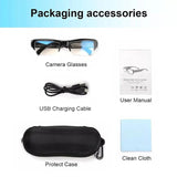 1080P HD Mini Camera Glasses Wearable DVR Video Recorder Black V728-LP1005007755280796