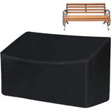 Outdoor Bench Cover, 52" W x 26" D x 35" H 2-Seater Patio Bench Cover Waterproof, 210D Heavy Duty V1188-CYX-J02-1928