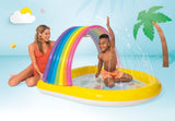 Intex Rainbow Arch Inflatable Spray Kiddie Pool 57156 V1032-IXRAINBOWARCH-57156