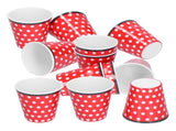 12pcs/Set Melamine Cup Imitation Porcelain Beverage Mug for Restaurant Student School Red V1294-YM0901-3118210147711