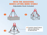 Chain, 8 mm x 150 cm Lifting Chains with Hooks, G80 Engine Chain Hoist Lifts, 5 Ton Lifting V952-DGDLJZMGFHZYJ5B2UV0