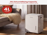 Dimplex 20L Portable Dehumidifier w/ Preset Modes Fan Speeds 4L Water Tank Timer DC20DEHUM