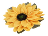 Sunflower Wreath for Front Door Round Artificial Yellow Sunflower Wreath for Front Door Window Party V1294-YM0703-3115230043211