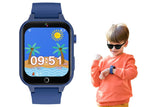 Kids Smart Watch Touch Screen Elastic Strap Smartwatch With Video Camera Pedometer-Orange V1263-JX-7641-1
