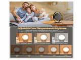 Light Therapy Lamp,10000 Lux UV-Free Therapy Light with 3 Color Temperatures, 5 Adjustable V1370-AZ4-07648