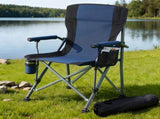 Weisshorn Camping Chair Folding Outdoor Portable Seat Lightweight Beach Picnic Fishing Capacity XFEL-CAMP-CH-BU