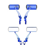 360 Degree Adjustable Handlebar Mirrors, Lightweight Wide-Angle Rearview Safety Accessories for V1369-AZ3-W-12957