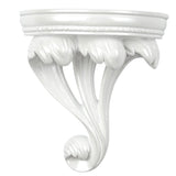 Decorative Wall Shelf Floating Shelf Resin White 1Pack V1369-AZ3-W-10528