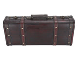 Portable Antique Suitcase Wooden Case Photography Props Craft Decoration Box Ornament V1294-YM0901-3115200144711