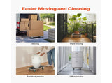 Furniture Dolly, 551 lbs Load Capacity, Furniture Moving Dollies with 4 TPR Silent Wheels, Rectangle V952-JJBYTCPBJHB236VS4V0