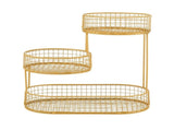 5-Star Chef Fruit Basket Bowl Space Saving Kitchen Food Storage Organiser FB-STEEL-3L-GN