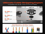Manual Wire Stripping Machine, 1.5-25 mm, Copper Stripper with Hand Crank or Drill Powered, 64Mn V952-FXBXJSDDDMNW2JHZTV0