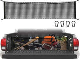 Cargo Net for Pickup Truck Bed with 4 Metal Carabiner Buckles, Truck Bed Cargo Organizer Storage V1237-ZY00B09KC44MY6
