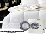 All-Season Down Quilt Soft, Lightweight, and Machine Washable with Premium Filling for Year-Round V1369-AZ3-W-15473