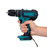 13MM Electric Cordless Screwdriver, High Power Electric Power Screwdriver Cordless Hammer Drill Home V1369-AZ3-W-00690