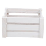 Rustic Wooden Decorative Storage Box Crate for Office Organization and Home Use, 1 Piece V1366-AZ2-W-17329