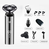 Electric Rotary Shaver for Men - Upgraded Grooming Set, USB Rechargeable Digital Display Shaver with V888-ELOSUNG57012-2