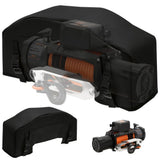 Winch Cover Waterproof and Dustproof Cover for Winch Fits Most 8000-12000 Lbs Winch Models for Truck V1366-AZ2-W-15065