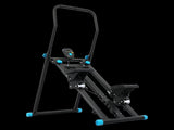 Centra Folding Stepper Machine Adjustable Height Home Gym Workout Full Body SP1071-BK-AU