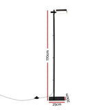 Artiss LED Floor Lamp, Modern Reading Lamp 360 Rotating Adjustable Light Head,12W Standing Lamp for LAMP-FLOOR-LED-360-BK