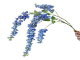 3 Pcs Artificial Wisteria Flowers Branches Fake 39 Inch Long Stems Silk Wisteria Flowers String for V1294-YM0901-241218HL06-5