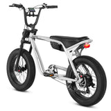 Progear E-Raptor 20" Electric Street Bike - Cool Grey Throttle V572-PGEL-RAPTCG-20T