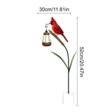Clearance!Cardinal Solar LightA Beautiful Garden Light that Feels Full of Life, Outdoor Stake Yard V1366-AZ2-W-24848
