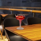 Clear Tall Stemmed Drinking Cups Set of 20, Simple Design, Plastic, Perfect for Parties and Everyday V1370-AZ4-15176