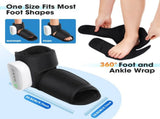 Air Compression Heated Foot Massager, Sole & Ankle Dual Zone Kneading with 4 Intensities, 4 Temp and V888-ELOSUNG55104-1