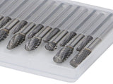 20 Pcs Double Cut Rotary Burr Set 1/8in Shank Tungsten Carbide with 2 Collets for Woodworking V1294-YM0901-3114250040911