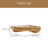 Triangular Corner Wall Shelf for Home and Office, Design, 14 x 14 x 4 cm, Space-Saving Storage V1369-AZ3-W-18012