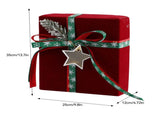 Red Velvet New Year's Gift Box Christmas Eve Apple Decoration V1294-YM0703-230821SM07-18