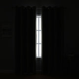 Blackout Curtains for Bedroom Grommet Insulated Room Curtains for Living Room, Set of 2 Panels V1294-YM0901-H41140-GY2