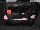 3 Pcs Black Premium Car Back Seat & Trunk Organizer - Multi-Pocket Hanging Storage Bag V888-ELOSUNG23942