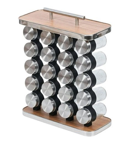 CARLA HOME 20-Jar Spice Rack Organizer Storage for Kitchen Countertop or Cabinet LSB-36187