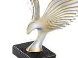 Resin Eagle Figurine Home Decor Abstract Eagle Wing Statue Sculpture Ornament Crafts Office Desk V1294-YM0901-3115240054611