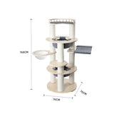HONEYPOTCAT Harmony Wood Cat Tower - 168cm V390-DE220052PRO