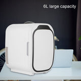 6L Mini Portable Car Refrigerator Electric Fridge Cooler Warmer for Makeup Foods MedicationEU Plug V1294-YM0901-3113200033712