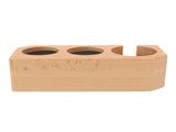 Tamping Station Beech Wood Tamper Mat Stand with Anti Slip Pad for Coffee Bar Accessories L V1294-YM0703-3118230030812
