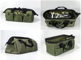 Professional Thick Fabric Construction Tool Bag High Capacity Design Dustproof Coating For Jobsite V1366-AZ2-W-16839