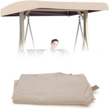 Outdoor Swing Canopy Top Cover, 75'x 47' UV Blocked Waterproof Patio Swing Canopy V1366-AZ2-W-24280
